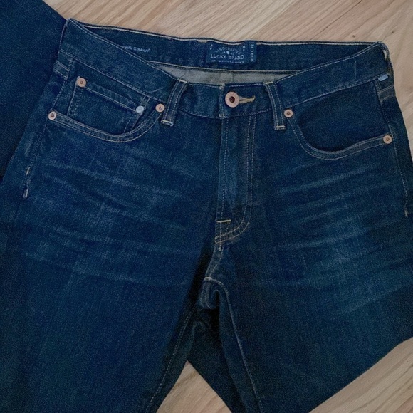 Mens Lucky Brand jeans 221 original 29/32 straight leg denim cowboy classic - Picture 3 of 11